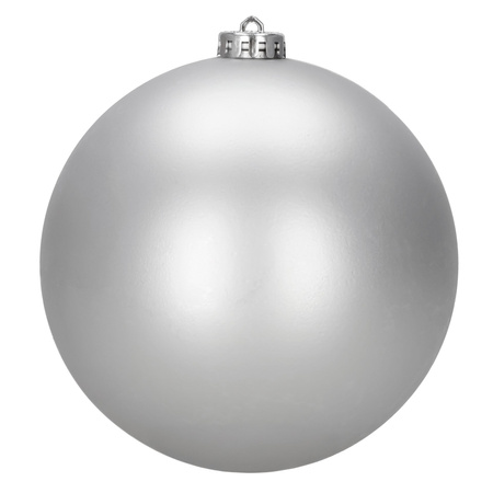 Bombki choinkowe, nietłukące 6 szt. dekoracje świąteczne 15 cm srebrne