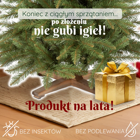 Choinka sztuczna Premium Royal Trees 150 cm świerk kaukaski z stojakiem, drzewko