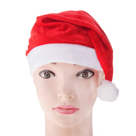 Czapka Mikołaja mikołajki czerwona 12 szt.