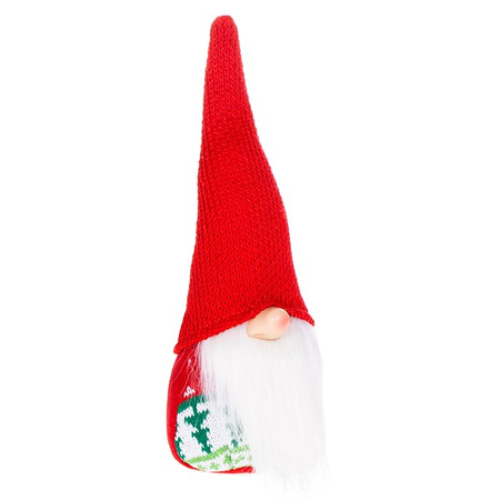 Mikołaj 28cm ozdoba świąteczna, krasnal świąteczny, gnom