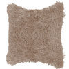 Poszewka dekoracyjna na poduszkę, włochacz 40x40cm brązowy