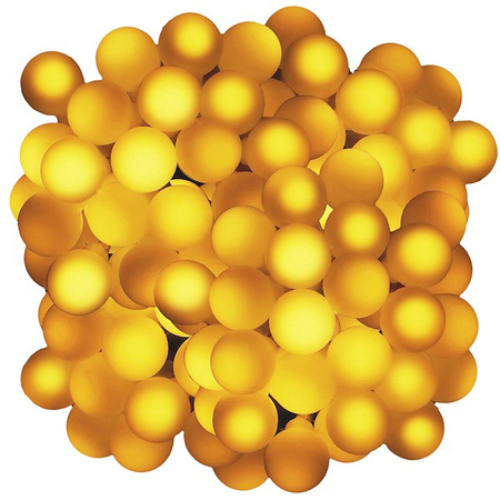 Lampki choinkowe 80 Led kuleczki biały ciepły z programatorem na baterie