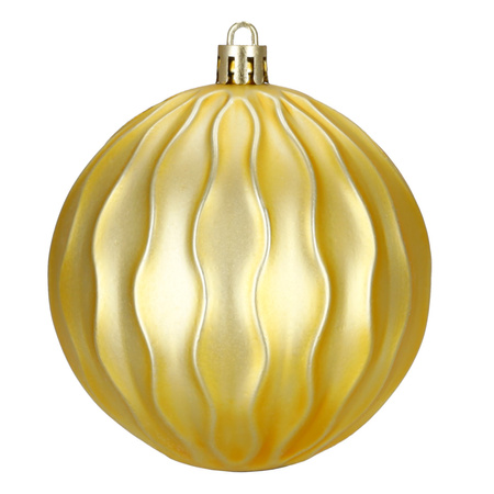 Bombki choinkowe 36 szt. komplet dekoracje świąteczne ozdoby nietłukące złote