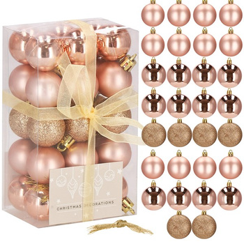 Bombki choinkowe 3 cm na choinkę zestaw 30 szt.