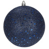 Bombki choinkowe, nietłukące 4 szt. dekoracje świąteczne 12 cm granatowe