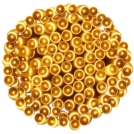 Lampki choinkowe 100 Led na baterie ciepły biały z programatorem