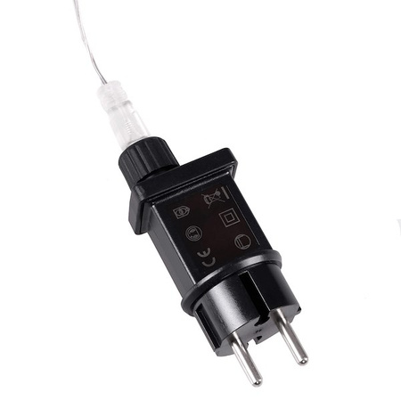 Cotton balls 20 led lampki dekoracyjne, girlanda na prąd turkusowo-różowe