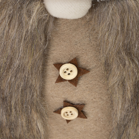 Skrzat świąteczny, stojący dekoracja do wnętrz krasnal 50 cm gnom, figurka na święta