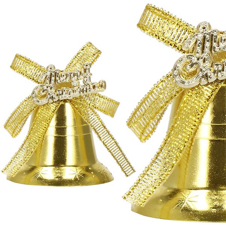 Zawieszka choinkowa 3 szt. ozdoba świąteczna dzwoneczki bombki na choinkę