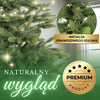 Choinka sztuczna premium 220 cm świerk naturalny