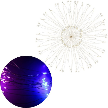 Lampki choinkowe eksplodująca gwiazda 100 LED multikolor