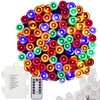 Lampki choinkowe 100 Led na baterie multikolor z pilotem