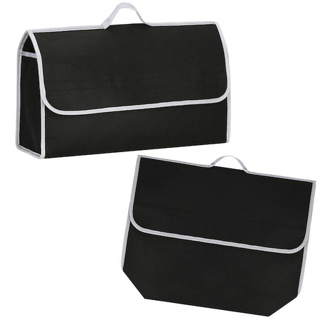 Organizer do samochodu filcowa torba, organizer do bagażnika czarno-szary