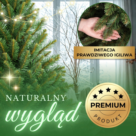 Choinka sztuczna 180 cm świerk skandynawski choinka jak żywa