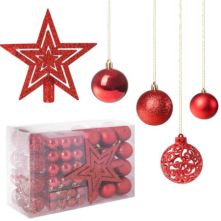 Bombki choinkowe na choinkę zestaw 100 szt.