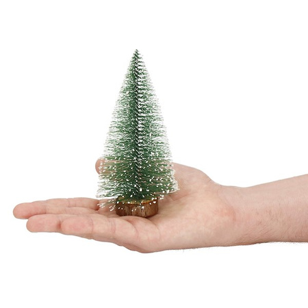 Choinka dekoracyjna sztuczne drzewko ozdoba świąteczna 15 cm 10 SZT.