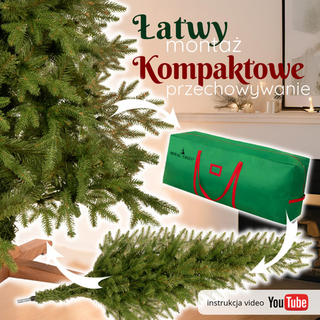 Świerk himalajski, choinka sztuczna Royal Trees premium PE 150 cm drzewko świąteczne jak żywe