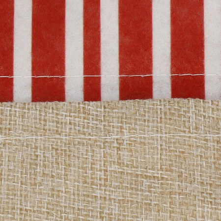 Worek na prezenty pod choinkę 27x22 cm torba świąteczna mikołaj