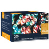 Lampki choinkowe 200 Led 22 m multikolor oświetlenie świąteczne solarne