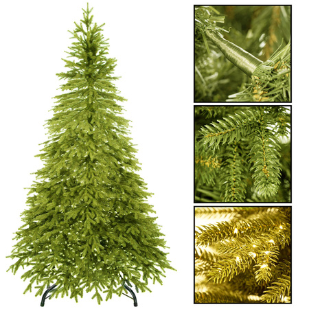 Choinka sztuczna 180 cm premium świerk PE choinka jak żywa