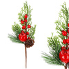 Gałązka świąteczna sztuczna dekoracja do stroika 27 cm