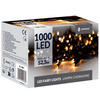 Lampki choinkowe 1000 led bialy ciepły 50m oświetlenie świąteczne IP44