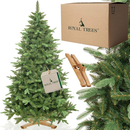 Choinka sztuczna Premium Royal Trees 150 cm świerk syberyjski z stojakiem, drzewko PE