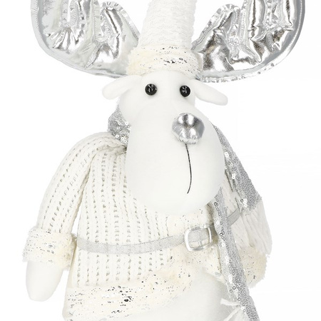 Renifer 54-70cm ozdoba świąteczna, krasnal świąteczny, gnom na teleskopowych nóżkach