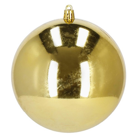 Bombki choinkowe 4 szt. ozdoby świąteczne zawieszki 12 cm złote