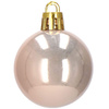 Bombki choinkowe 86 szt. rose gold zestaw choinkowy