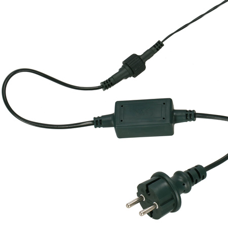 Kurtyna świetlna 500 led girlanda, lampki zewnętrzne sople zimny biały + flash