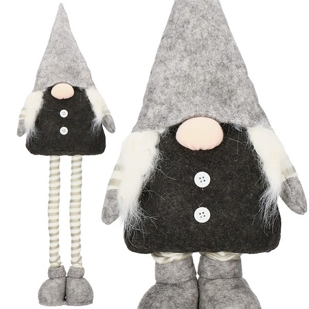 Pani skrzat 45-73cm ozdoba świąteczna, krasnal świąteczny, gnom na teleskopowych nóżkach