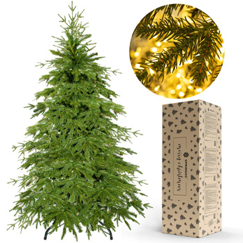 Świerk naturalny, drzewko świąteczne premium 150 cm choinka sztuczna, produkcja polska