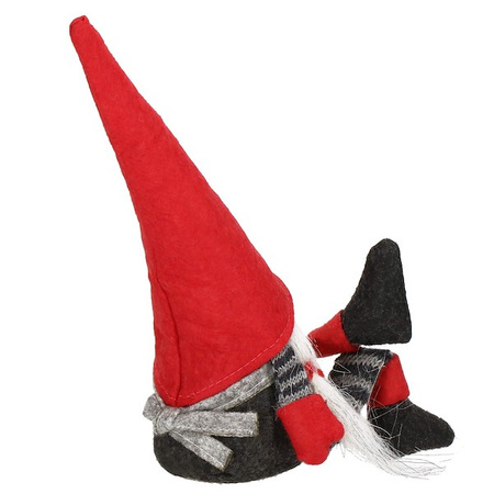 Pani skrzat 38cm ozdoba świąteczna, krasnal świąteczny, gnom siedzący