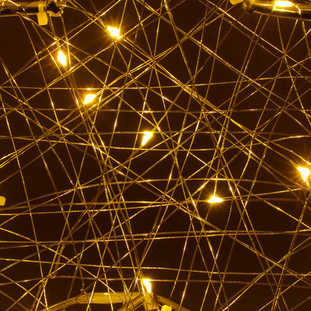 Dekoracja świąteczna 30 LED gwiazda metalowa 60 cm oświetlenie witraż