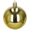 Bombki choinkowe, zestaw 36 szt. dekoracji do stroika, nietłukące złote