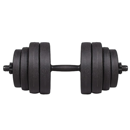 Hantle kompozytowe 30kg 2x15kg gryf zestaw