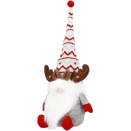 Skrzat 50 cm ozdoba świąteczna 2 szt. renifer krasnal świąteczny, gnom