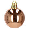 Bombki choinkowe 86 szt. rose gold zestaw choinkowy