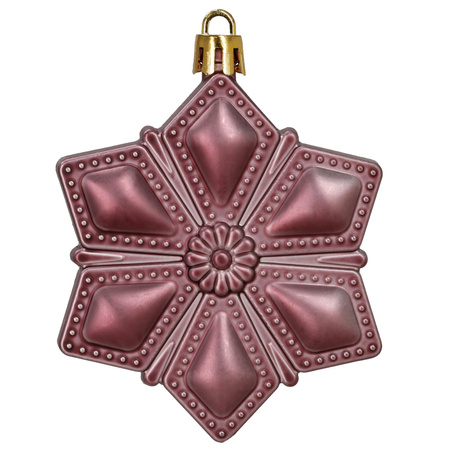 Bombki choinkowe zestaw 18 szt. ozdoby choinkowe matowe połyskujące brokatowe bordowe