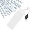 Lampki choinkowe 480 Led sople 10 szt. padający śnieg meteory zewnętrzne biały zimny