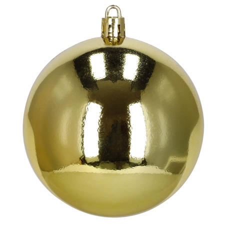Bombki choinkowe, zestaw 36 szt. dekoracji do stroika, nietłukące złote