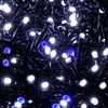 Lampki choinkowe 500 led biały zimny + niebieski flash 31,5 oświetlenie świąteczne IP44