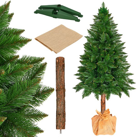 Choinka na pniu 220 cm sztuczna sosna himalajska