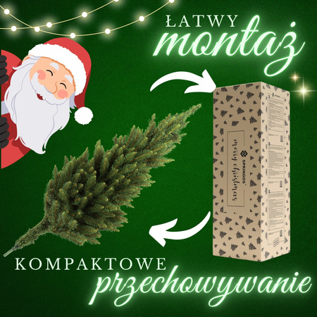 Choinka sztuczna 150 cm świerk skandynawski choinka jak żywa