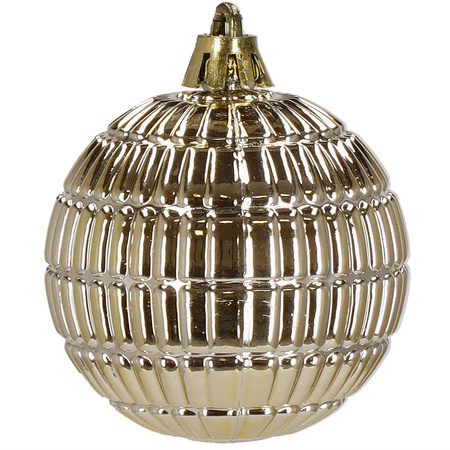 Bombki choinkowe 40 szt. ozdoby świąteczne różowe, białe