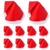 Czapka Mikołaja 10 szt. mikołajki strój czerwona