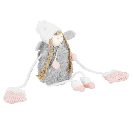 Figurka świąteczna aniołek ozdoba choinkowa lalka