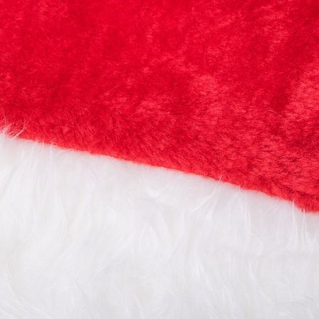 Czapka Mikołaja mikołajki czerwona pluszowa