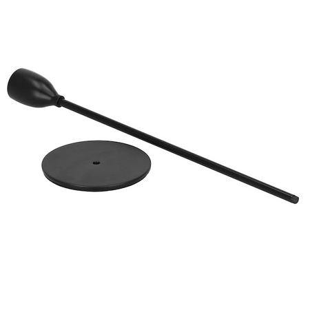 Świeczniki metalowe zestaw 3 szt. lichtarze czarne